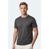 Slazenger Kayda Erkek Gri Tişört - M - Koyu Gri