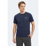 Slazenger Kayda Erkek Gri Tişört - M - Lacivert