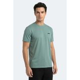 Slazenger Kayda Erkek Gri Tişört - Yeşil