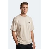Slazenger Keane Erkek Oversıze Kahve Tişört - XL - Bej