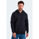 Slazenger KEANS IN Erkek Kapüşonlu Cepli Lacivert Sweatshirt