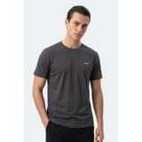 Slazenger Keanu Erkek Koyu Gri Tişört - M