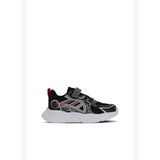 Slazenger KELSY Unisex Çocuk Cırt Cırtlı Siyah / Kırmızı Günlük Spor Ayakkabısı