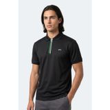 Slazenger KENSHIN Erkek Polo Yaka Siyah Tişört