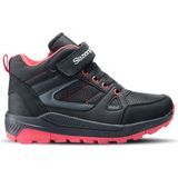 Slazenger KESHA IN Unisex Çocuk Cırt Cırtlı Siyah / Kırmızı Bot - Siyah - Kırmızı