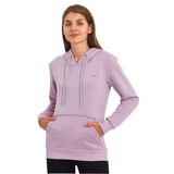 Slazenger KESHIAN IN Kadın Kapüşonlu Cepli Lila Sweatshırt
