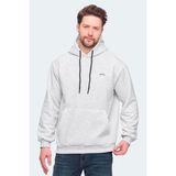 Slazenger KICKSON Erkek Kapüşonlu Cepli Koyu Gri Sweatshirt