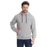 Slazenger KICKSON IN Erkek Kapüşonlu Cepli Gri Sweatshırt