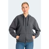 Slazenger KIMBERLEY Kadın Sweatshirt Koyu Gri