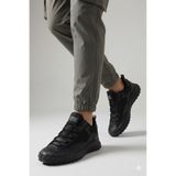 Slazenger Kışlık Suya Dayanıklı Bağcıklı Erkek Outdoor Style Günlük Ayakkabı Siyah