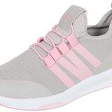 Slazenger Kız Çocuk Ebba I Sneaker, Gri / Pembe, 34