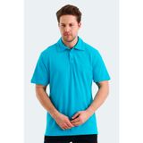 Slazenger KLASSE IN Erkek Polo Yaka Turkuaz Tişört