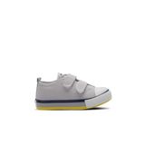 Slazenger KOALA Çocuk Cırt Cırtlı Koyu Gri Günlük Spor Ayakkabısı, 21, SA14LP091, Koyu Gri, Unisex Çocuk