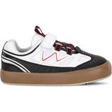 Slazenger Kobalt I Unisex Çocuk Cırt Cırtlı Beyaz / Siyah Günlük Spor Ayakkabısı - Beyaz - Siyah