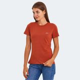 Slazenger KORNELI I Kadın Slim Fit Kiremit Tişört - XL