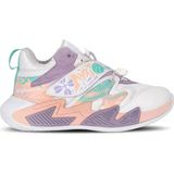 Slazenger Kothıll F Kız Çocuk Cırt Cırtlı Beyaz / Lila Günlük Spor Ayakkabısı - Beyaz - Lila