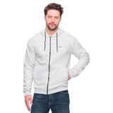 Slazenger KOZZAX IN Erkek Fermuarlı Kapüşonlu Cepli Koyu Gri Sweatshırt