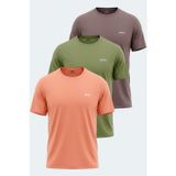 Slazenger KRATER 3 lü Set Erkek Tişört