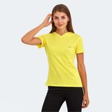Slazenger KRISTEN I Kadın V Yaka Sarı Tişört - M