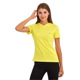 Slazenger KRISTEN I Kadın V Yaka Sarı Tişört