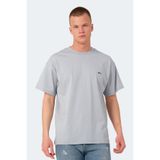 Slazenger KULANA Oversize Erkek Oversıze Gri Tişört