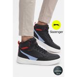 Slazenger LALI High-Top Sneaker Erkek Günlük Spor Bot Ayakkabı Siyah SA23LE008