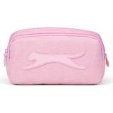 Slazenger Lisanslı Logolu Kalemlik - Pembe 2 Bölmeli Kalem Çantası - Pembe