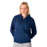Slazenger MILIO I Kadın Fermuarlı Kapüşonlu Cepli Lacivert Sweatshırt