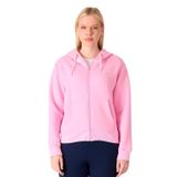 Slazenger MILIO I Kadın Fermuarlı Kapüşonlu Cepli Pembe Sweatshırt