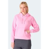 Slazenger MISTY I Kadın Kapüşonlu Gül Sweatshırt - Gül Kurusu