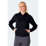 Slazenger MISTY I Kadın Kapüşonlu Siyah Sweatshırt - XL