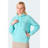 Slazenger MISTY I Kadın Kapüşonlu Turkuaz Sweatshırt - XL
