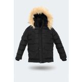 Slazenger NAPOLI Unisex Çocuk Mont &amp; Kaban Siyah