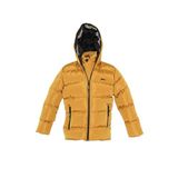 Slazenger NEONS Unisex Çocuk Kapüşonlu Şişme Sarı Mont & Kaban