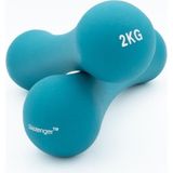 Slazenger Neopren Dambıl Seti 2 kg + 2 kg Kaymaz Kaplama ile Tüm Yetişkinler İçin Uygun