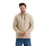 Slazenger OBRA IN Erkek Kapüşonlu Cepli Bej Sweatshırt