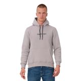 Slazenger OCTAVIA IN Erkek Kapüşonlu Cepli Taş Gri Sweatshırt