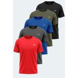 Slazenger ODALIS 5 Lİ SET Erkek Tişört