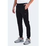 Slazenger OFER IN Erkek Fermuar Cepli Siyah Eşofman Altı