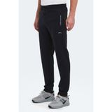Slazenger OLI IN Erkek Fermuar Cepli Siyah Eşofman Altı