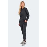 Slazenger OLINDA Kadın Cepli Koyu Gri Eşofman Takımı