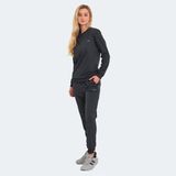 Slazenger OLINDA Kadın Eşofman Takımı Koyu Gri 2XL Rahat Tasarım ve Günlük Kullanım İçin