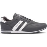 Slazenger OMEGA IN Erkek Koyu Gri / Beyaz Günlük Spor Ayakkabısı - Renkli - Renkli