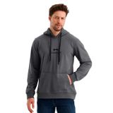 Slazenger ONCA Erkek Kanguru Cepli Kapüşonlu Koyu Gri Sweatshırt