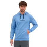 Slazenger ONCA Erkek Kanguru Cepli Kapüşonlu Turkuaz Sweatshırt