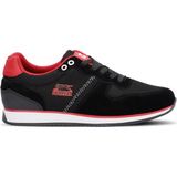 Slazenger ORGANIZE I Erkek Siyah / Kırmızı Günlük Spor Ayakkabısı - Siyah - Kırmızı