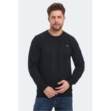 Slazenger ORVAR IN Erkek Sweatshirt Siyah