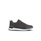 Slazenger ORYON I Erkek Koyu Gri/Kırmızı Koşu & Yürüyüş Spor Ayakkabısı