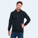 Slazenger OSLO IN Erkek Kapüşonlu Cepli Siyah Sweatshırt - XL