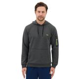 Slazenger OZZY IN Erkek Kanguru Cepli Kapüşonlu Koyu Gri Sweatshirt